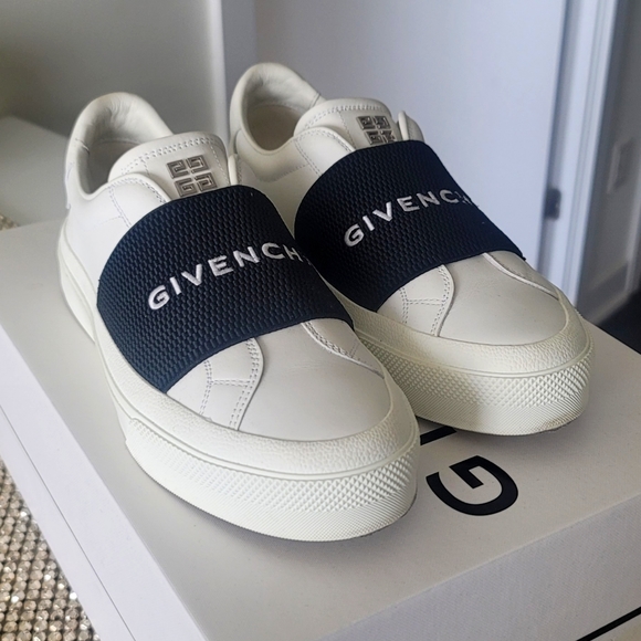 Givenchy City Leather Slip-On Sneakers - Picture 1 of 4
